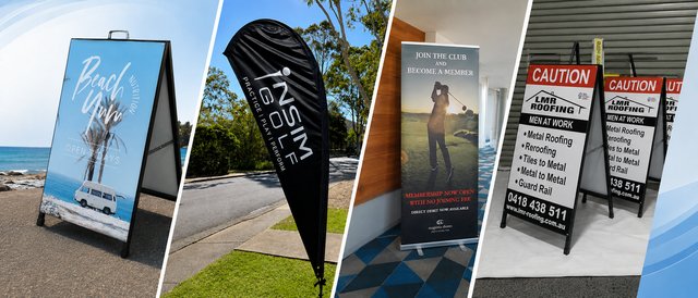 A-Frame, Flag And Pull-Up Banner by No Limit Digital, Wyong NSW - example 6