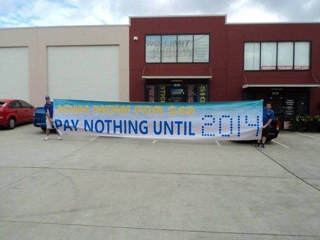 Banner by No Limit Digital, Wyong NSW - example 11