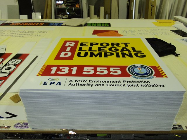 Corflute Sign by No Limit Digital, Wyong NSW - example 1